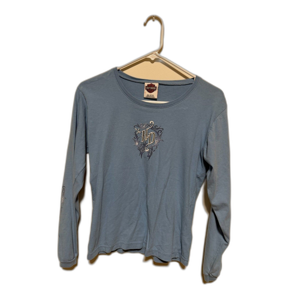 Harley-Davidson, Light Blue Long-Sleeve